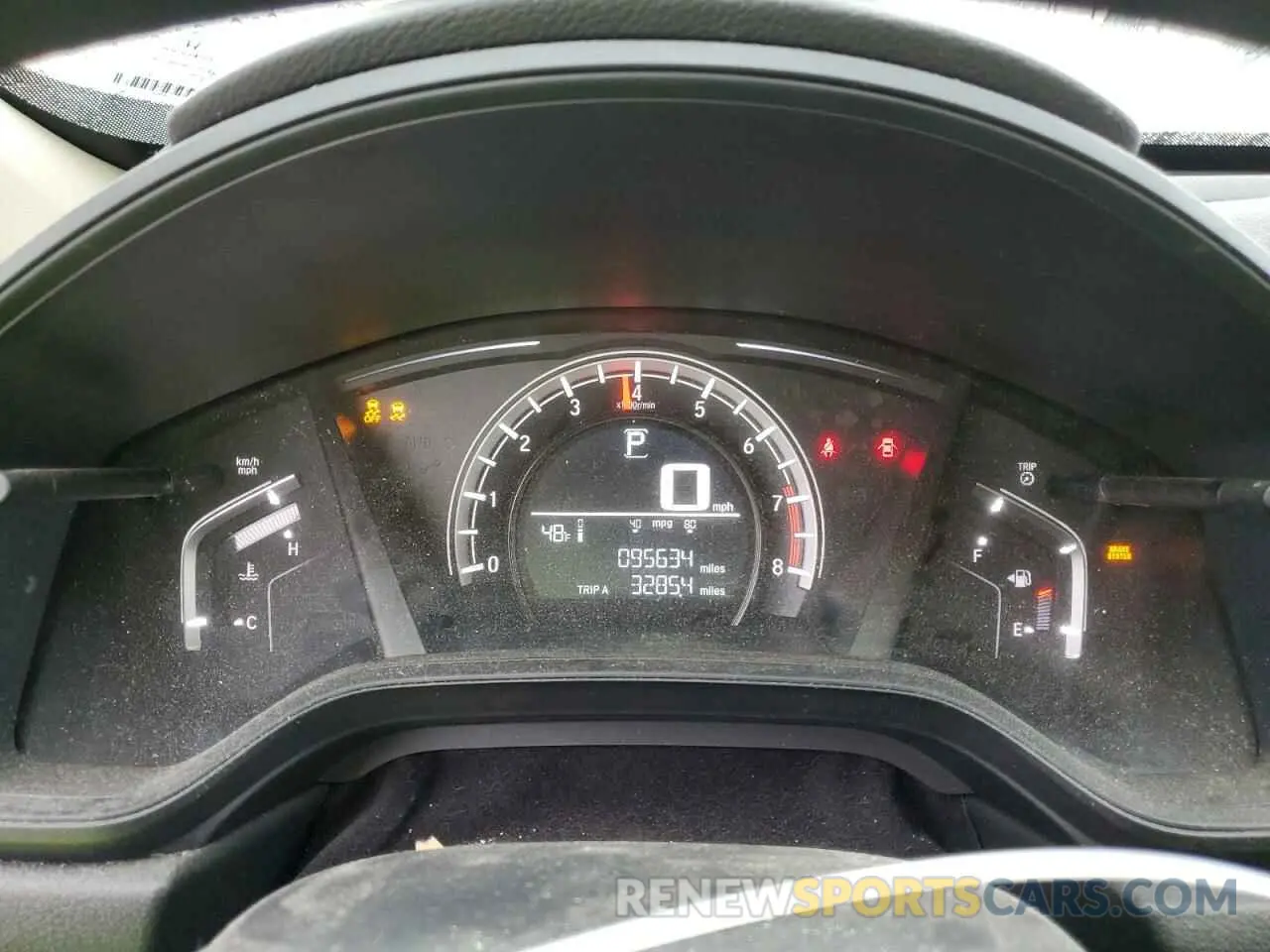 9 Photograph of a damaged car 2HKRW5H39KH407564 HONDA CRV 2019