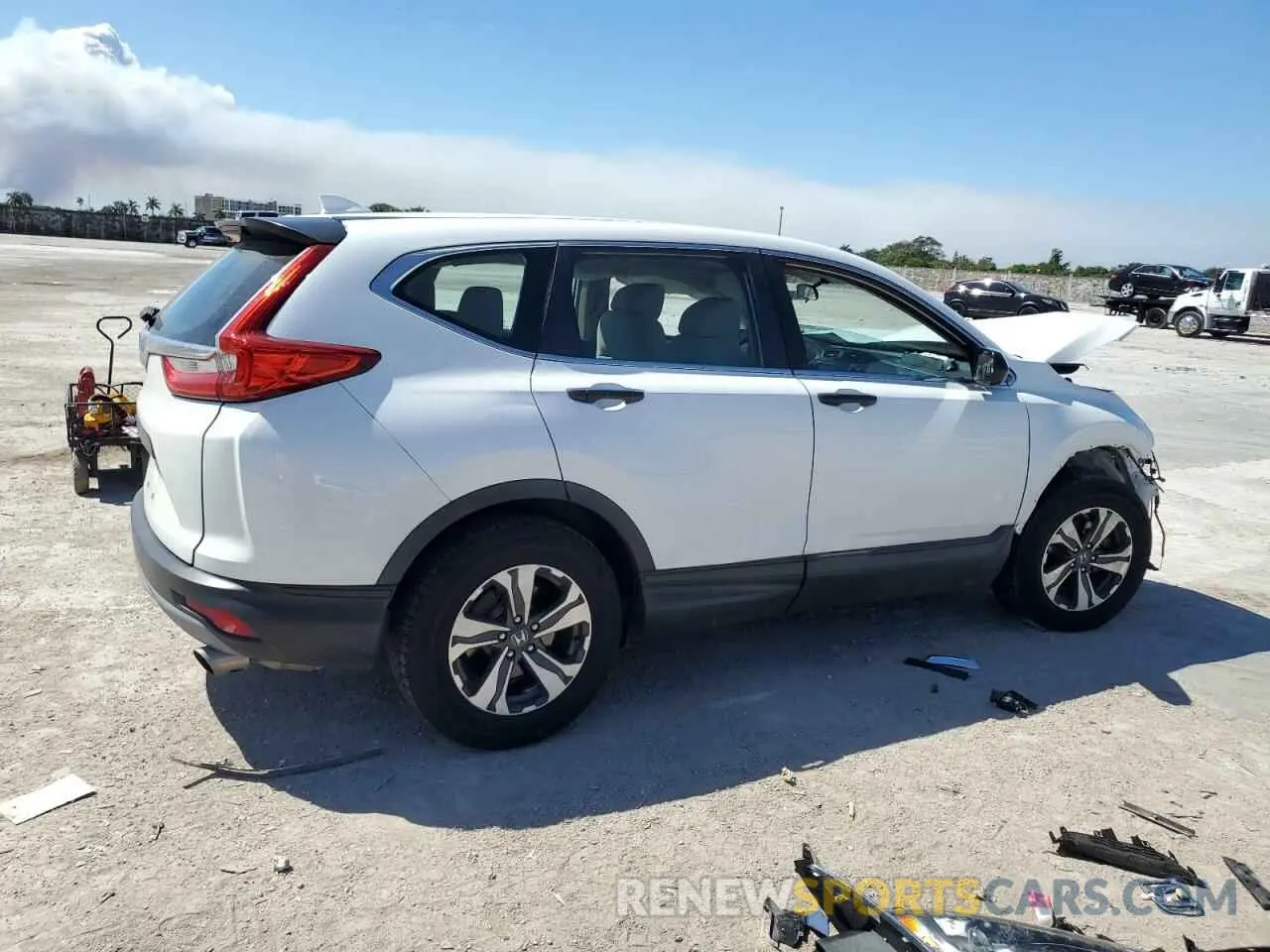 3 Photograph of a damaged car 2HKRW5H39KH416362 HONDA CRV 2019