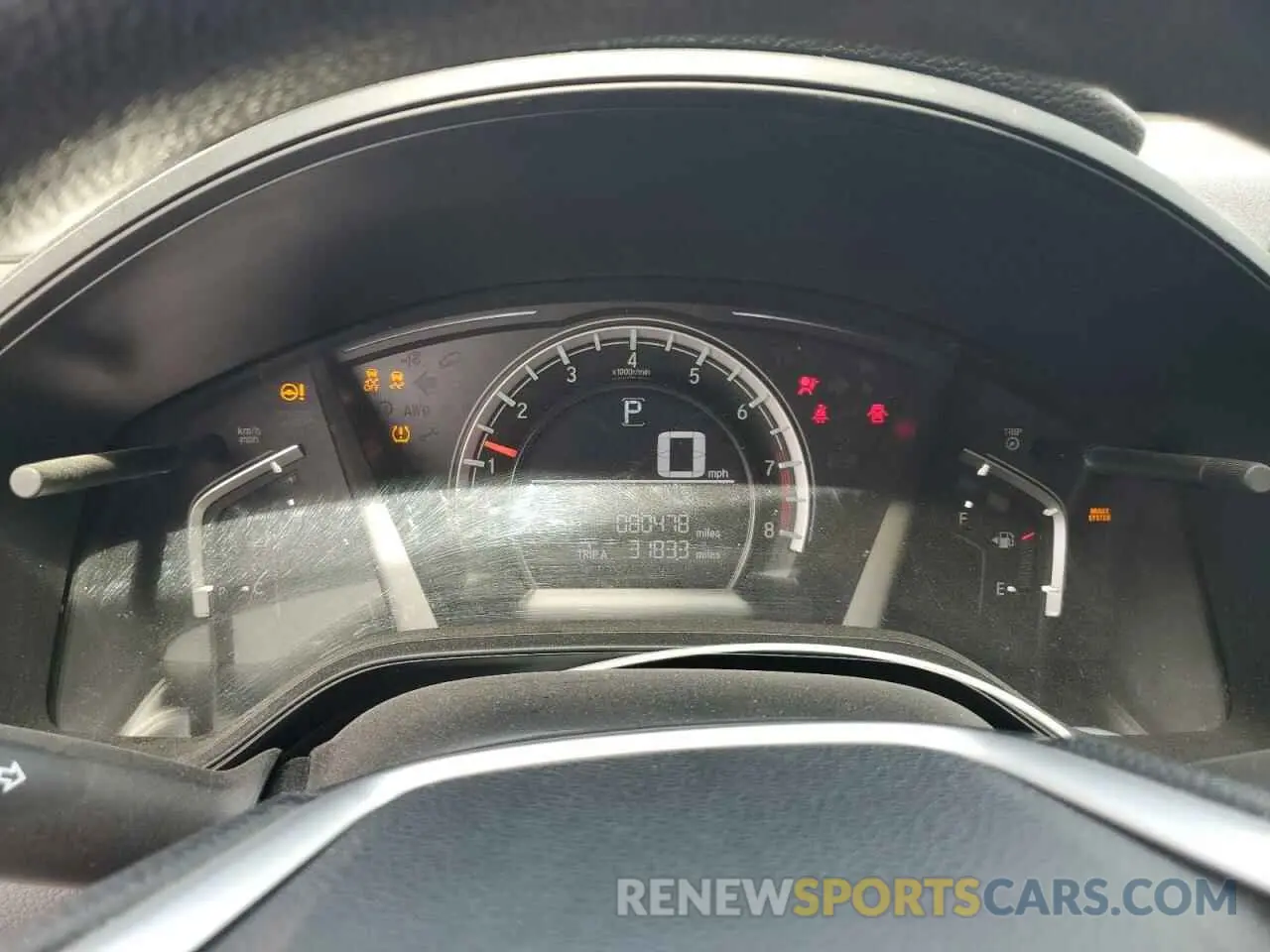 9 Photograph of a damaged car 2HKRW5H39KH420010 HONDA CRV 2019