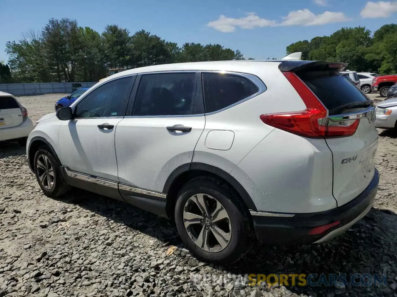 2 Photograph of a damaged car 2HKRW5H3XKH416371 HONDA CRV 2019