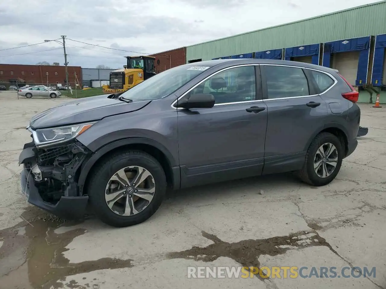 1 Photograph of a damaged car 2HKRW6H30KH220557 HONDA CRV 2019