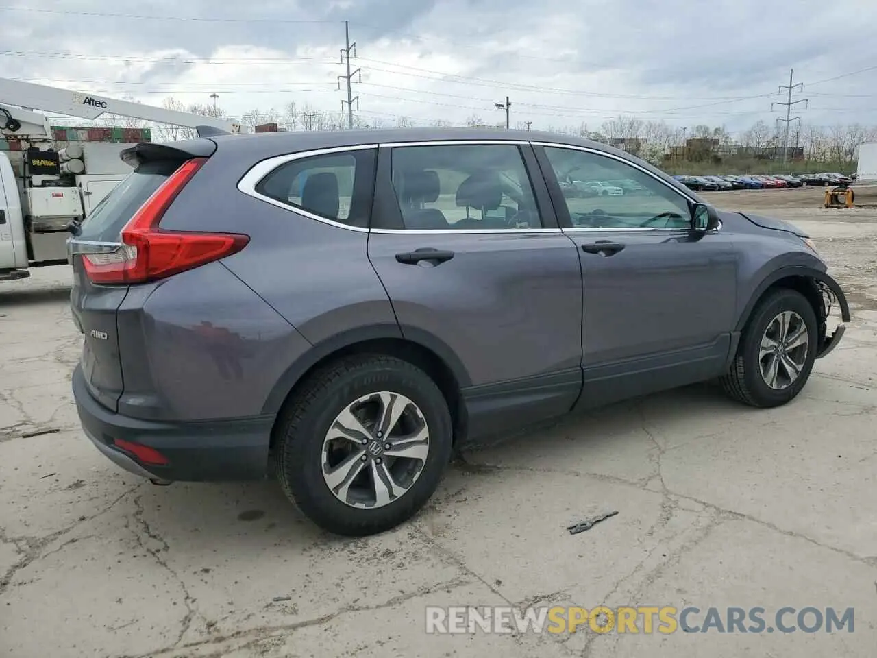 3 Photograph of a damaged car 2HKRW6H30KH220557 HONDA CRV 2019