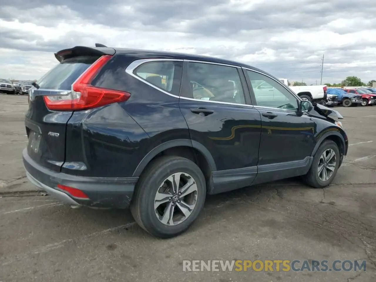 3 Photograph of a damaged car 2HKRW6H30KH227069 HONDA CRV 2019