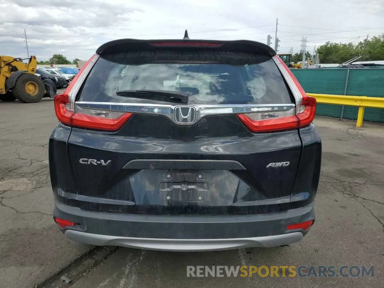 6 Photograph of a damaged car 2HKRW6H30KH227069 HONDA CRV 2019