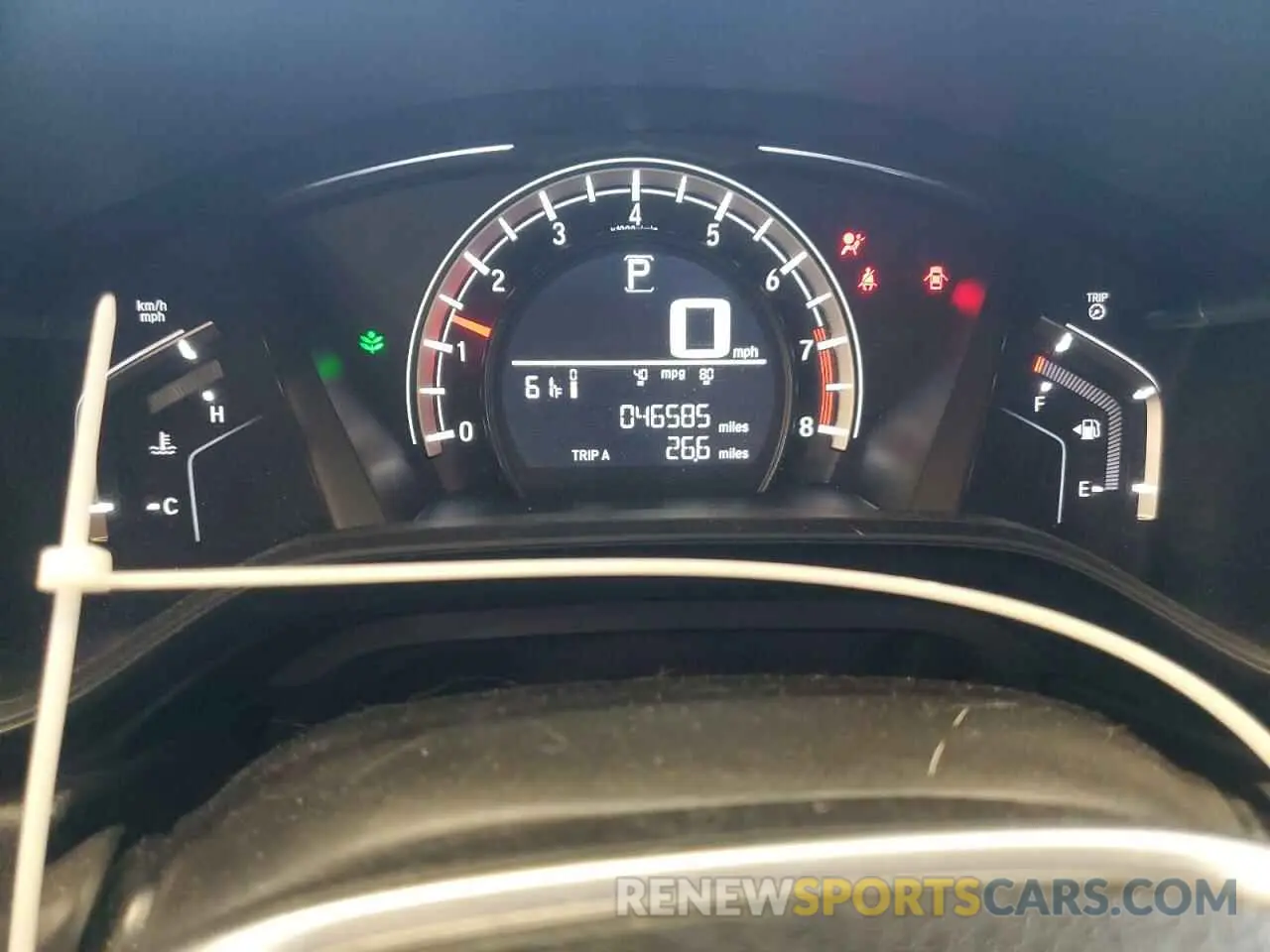 9 Photograph of a damaged car 2HKRW6H31KH225136 HONDA CRV 2019