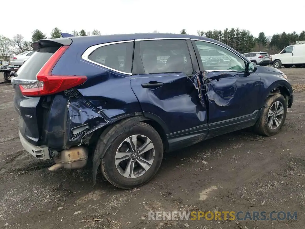 3 Photograph of a damaged car 2HKRW6H32KH211049 HONDA CRV 2019