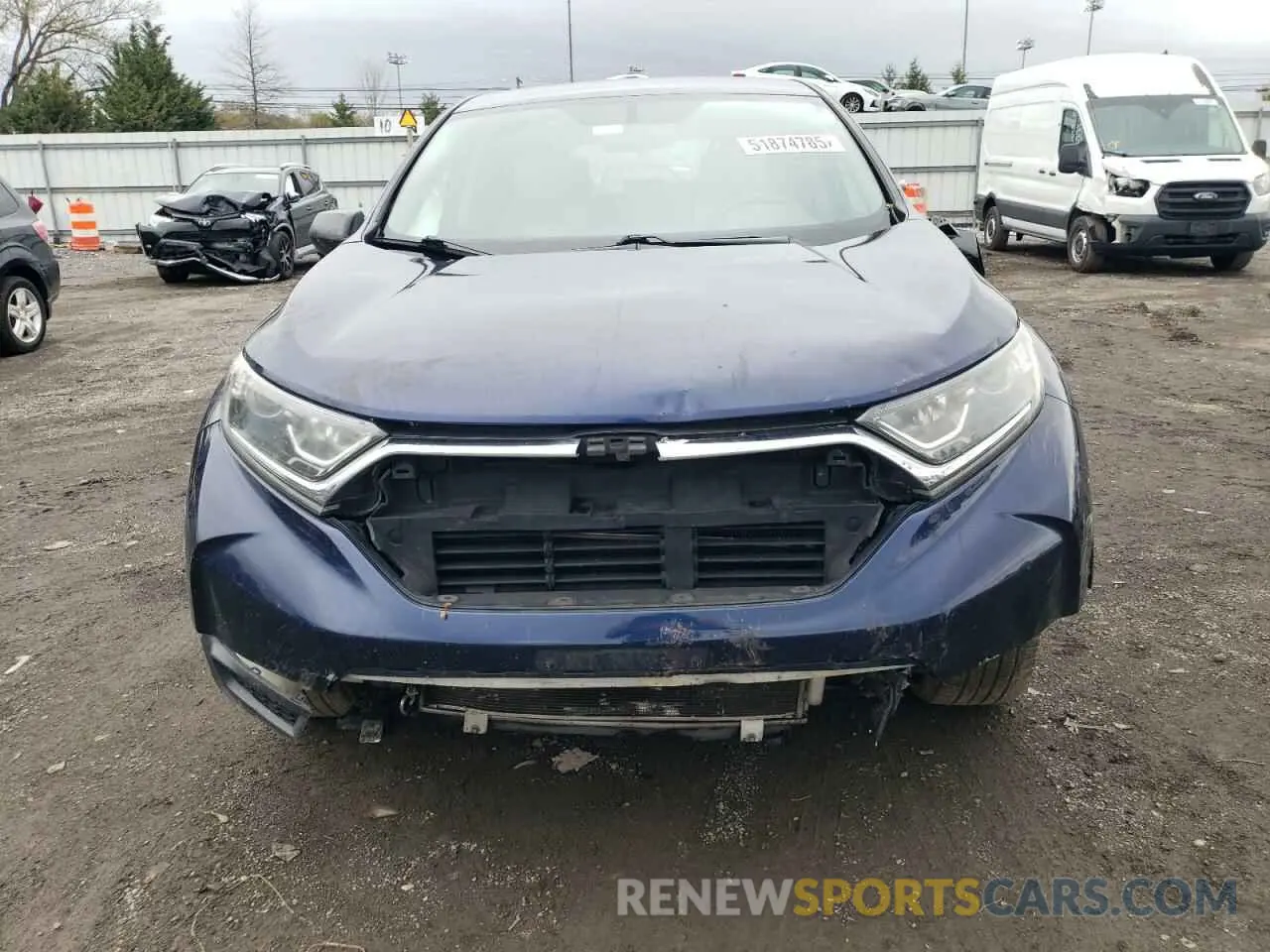 5 Photograph of a damaged car 2HKRW6H32KH211049 HONDA CRV 2019
