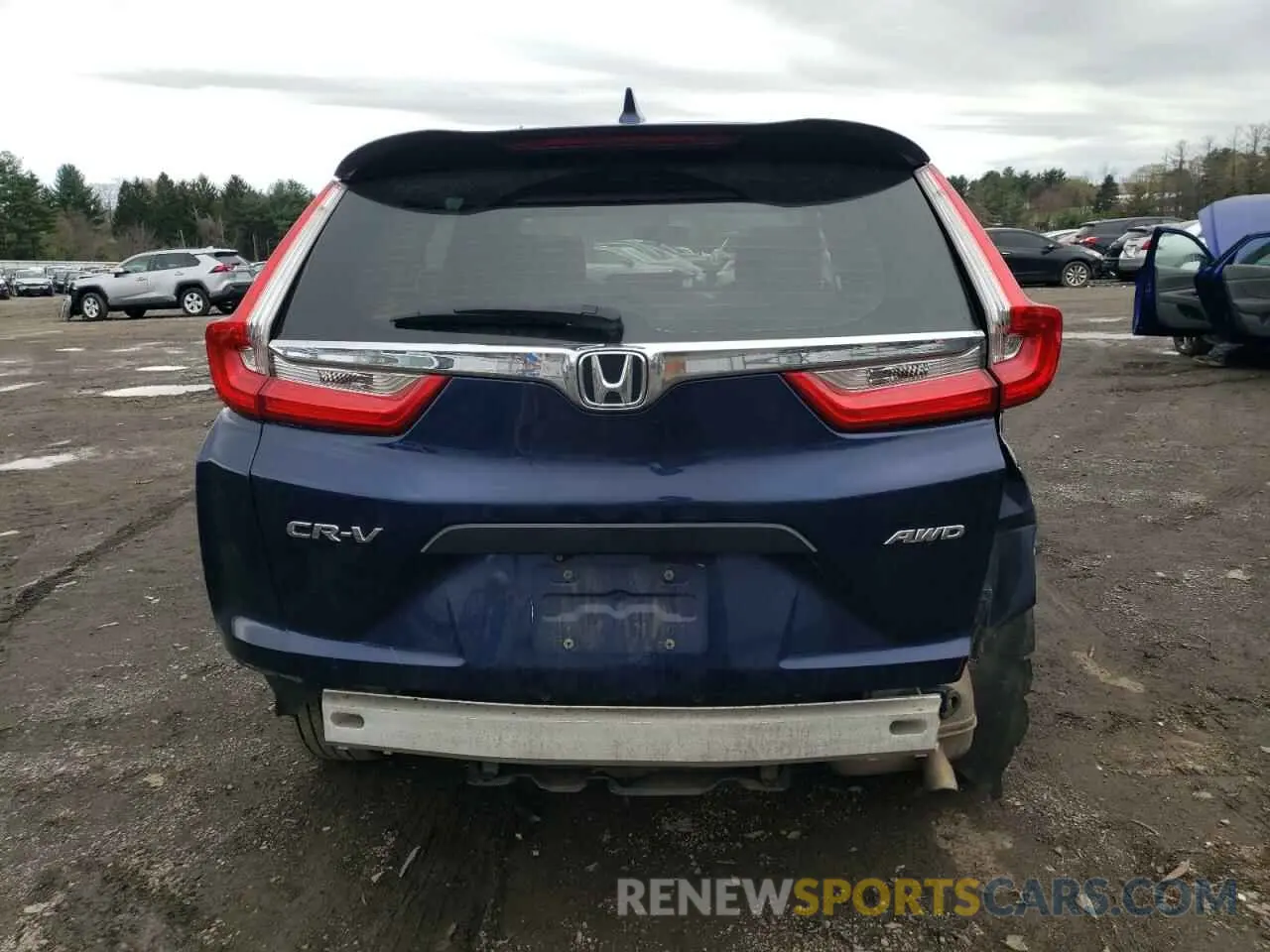 6 Photograph of a damaged car 2HKRW6H32KH211049 HONDA CRV 2019