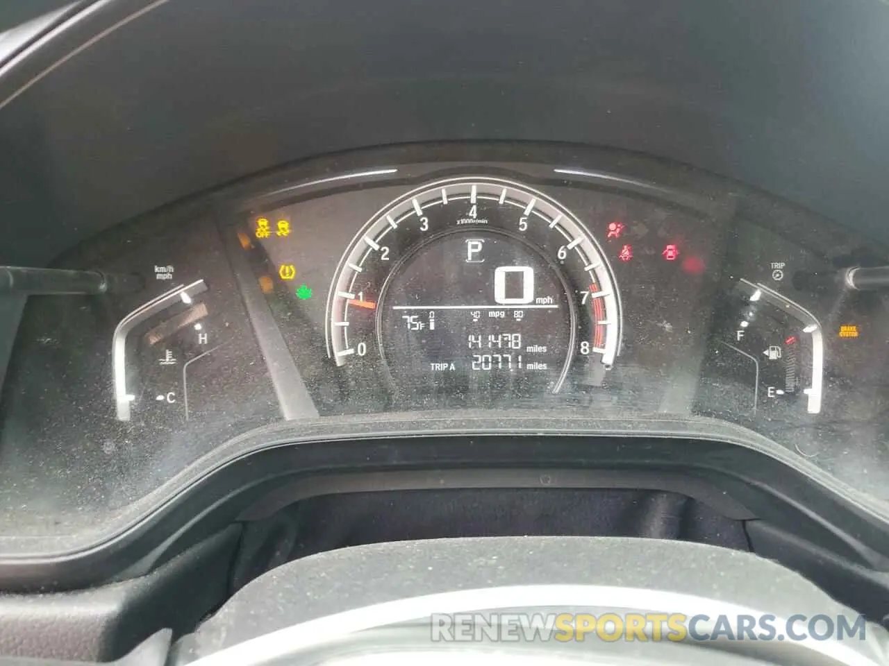 9 Photograph of a damaged car 2HKRW6H32KH224089 HONDA CRV 2019