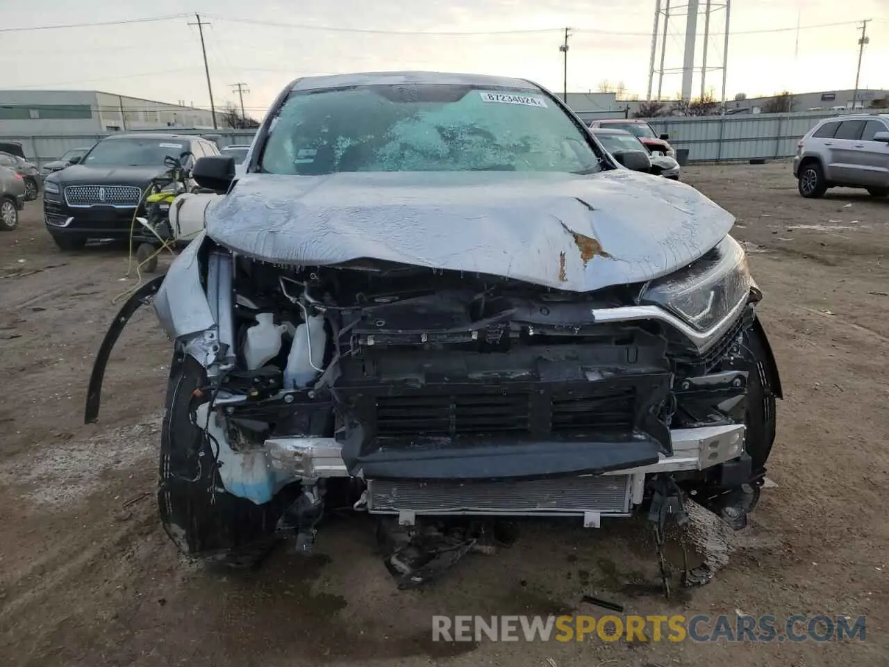 5 Photograph of a damaged car 2HKRW6H32KH229616 HONDA CRV 2019
