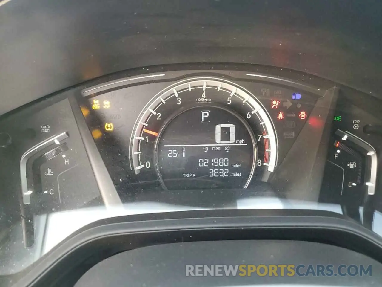 9 Photograph of a damaged car 2HKRW6H32KH229616 HONDA CRV 2019