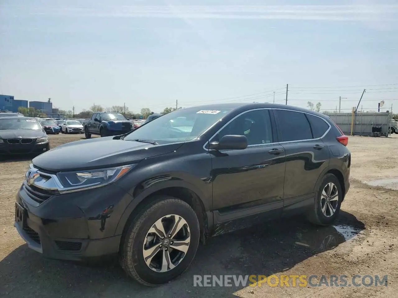 1 Photograph of a damaged car 2HKRW6H32KH230720 HONDA CRV 2019