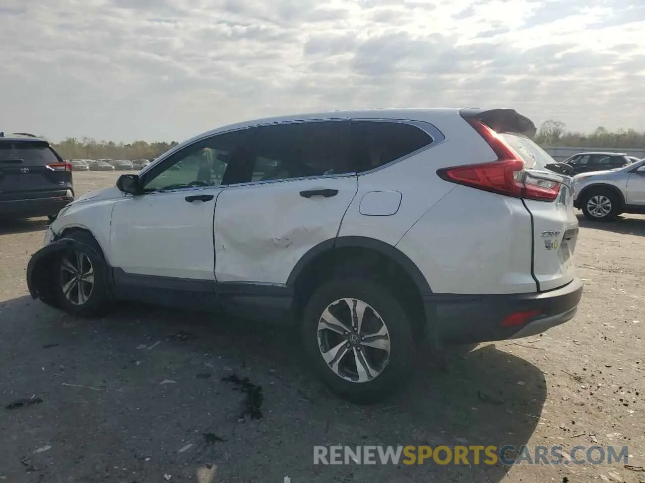 2 Photograph of a damaged car 2HKRW6H33KH200724 HONDA CRV 2019