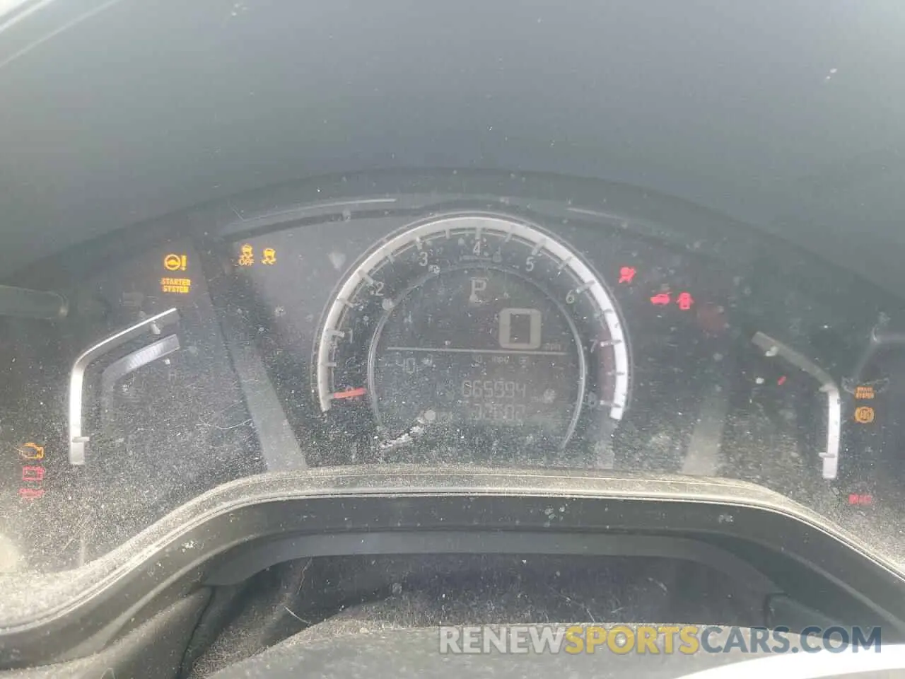 9 Photograph of a damaged car 2HKRW6H33KH200724 HONDA CRV 2019