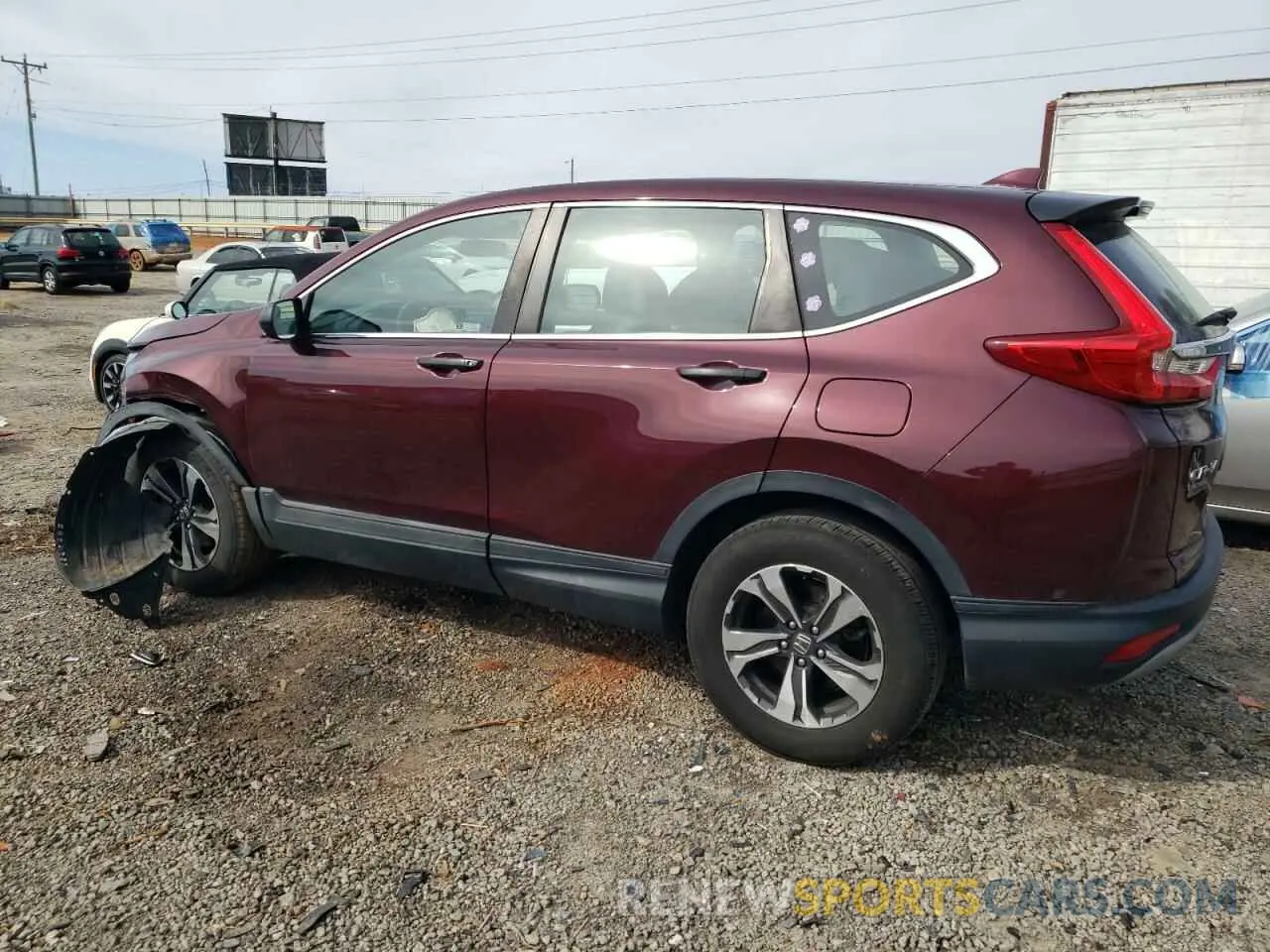 2 Photograph of a damaged car 2HKRW6H33KH210783 HONDA CRV 2019