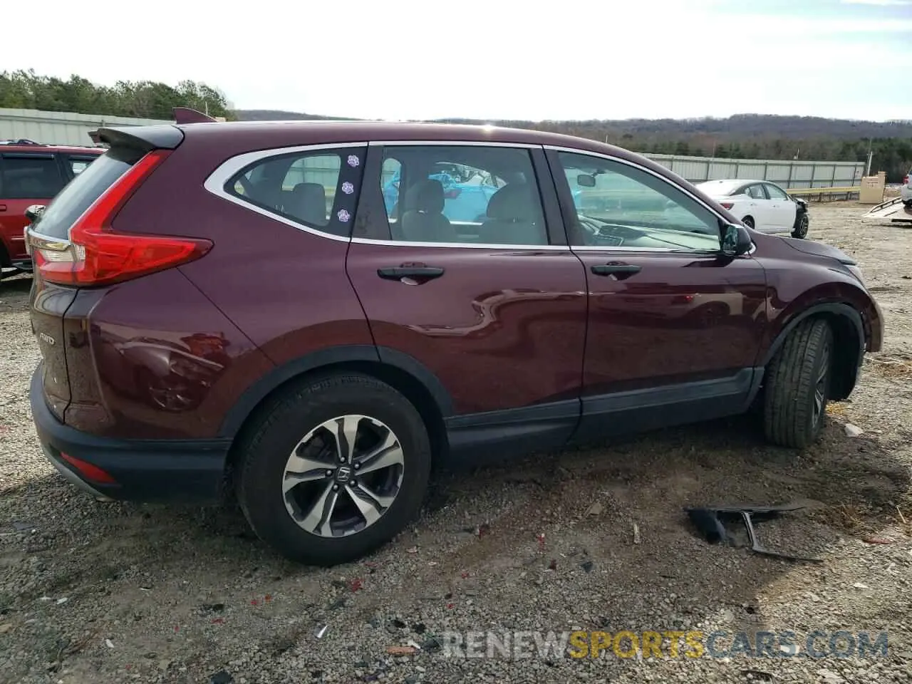 3 Photograph of a damaged car 2HKRW6H33KH210783 HONDA CRV 2019
