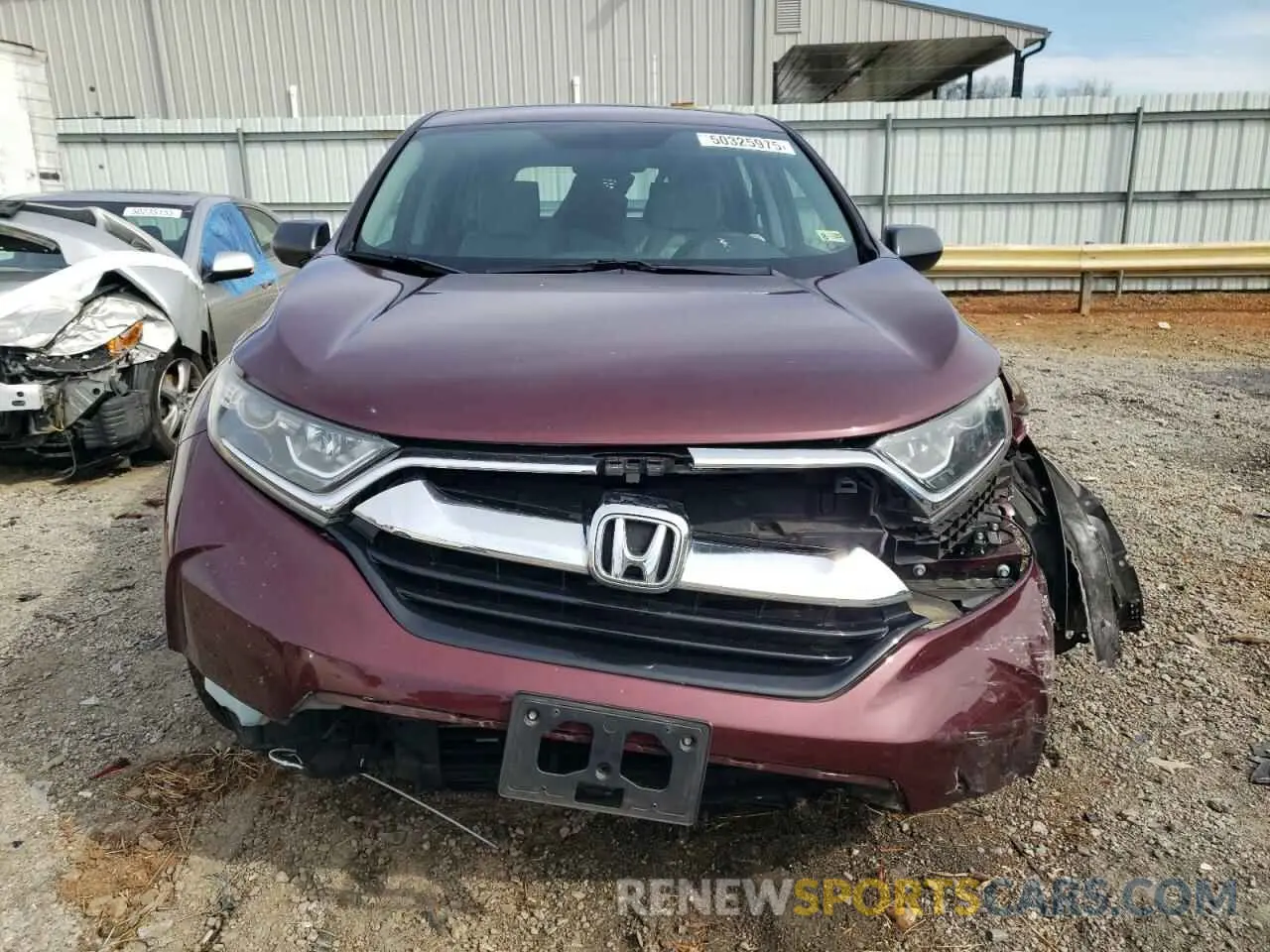 5 Photograph of a damaged car 2HKRW6H33KH210783 HONDA CRV 2019