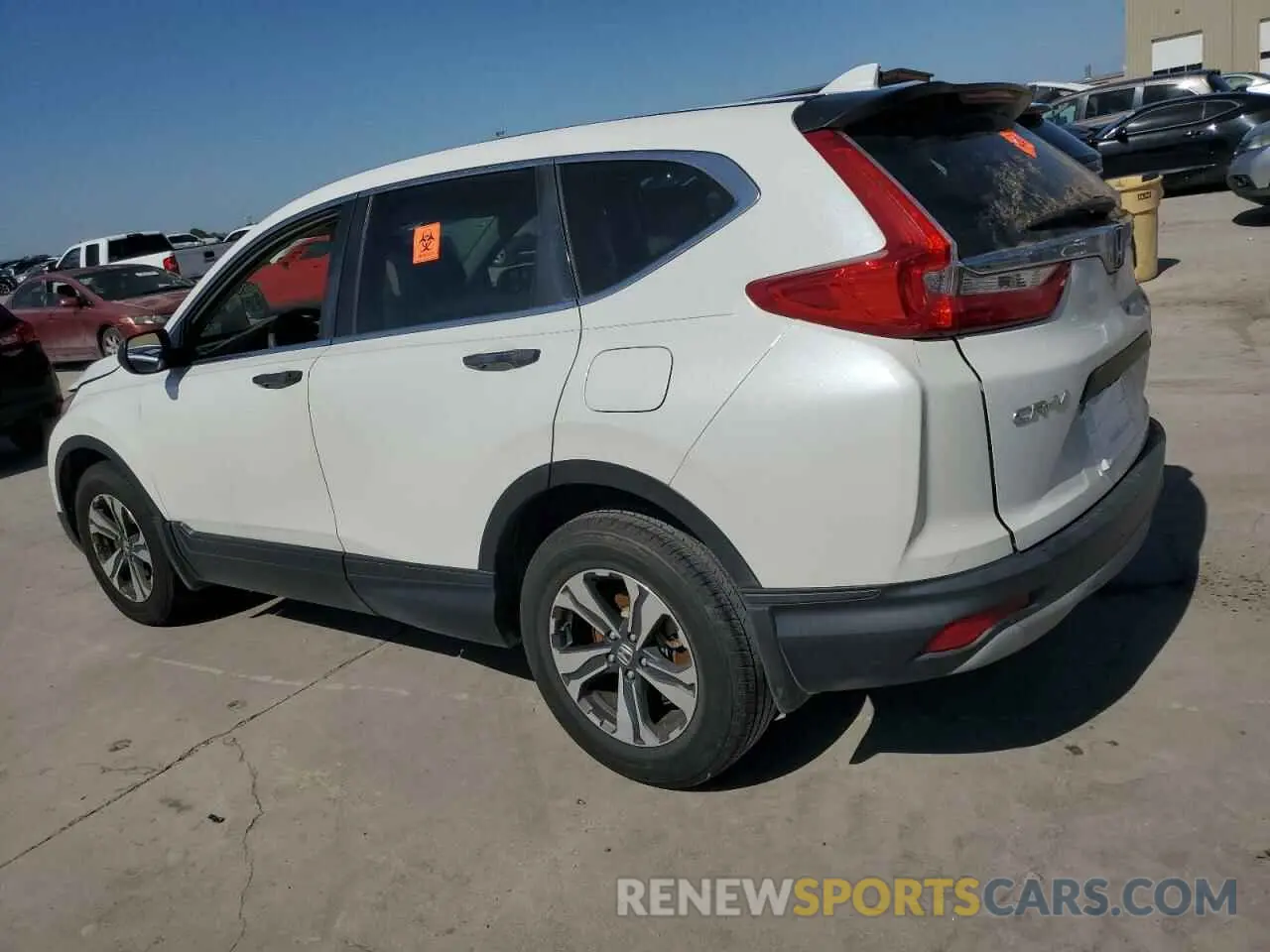 2 Photograph of a damaged car 2HKRW6H36KH202046 HONDA CRV 2019