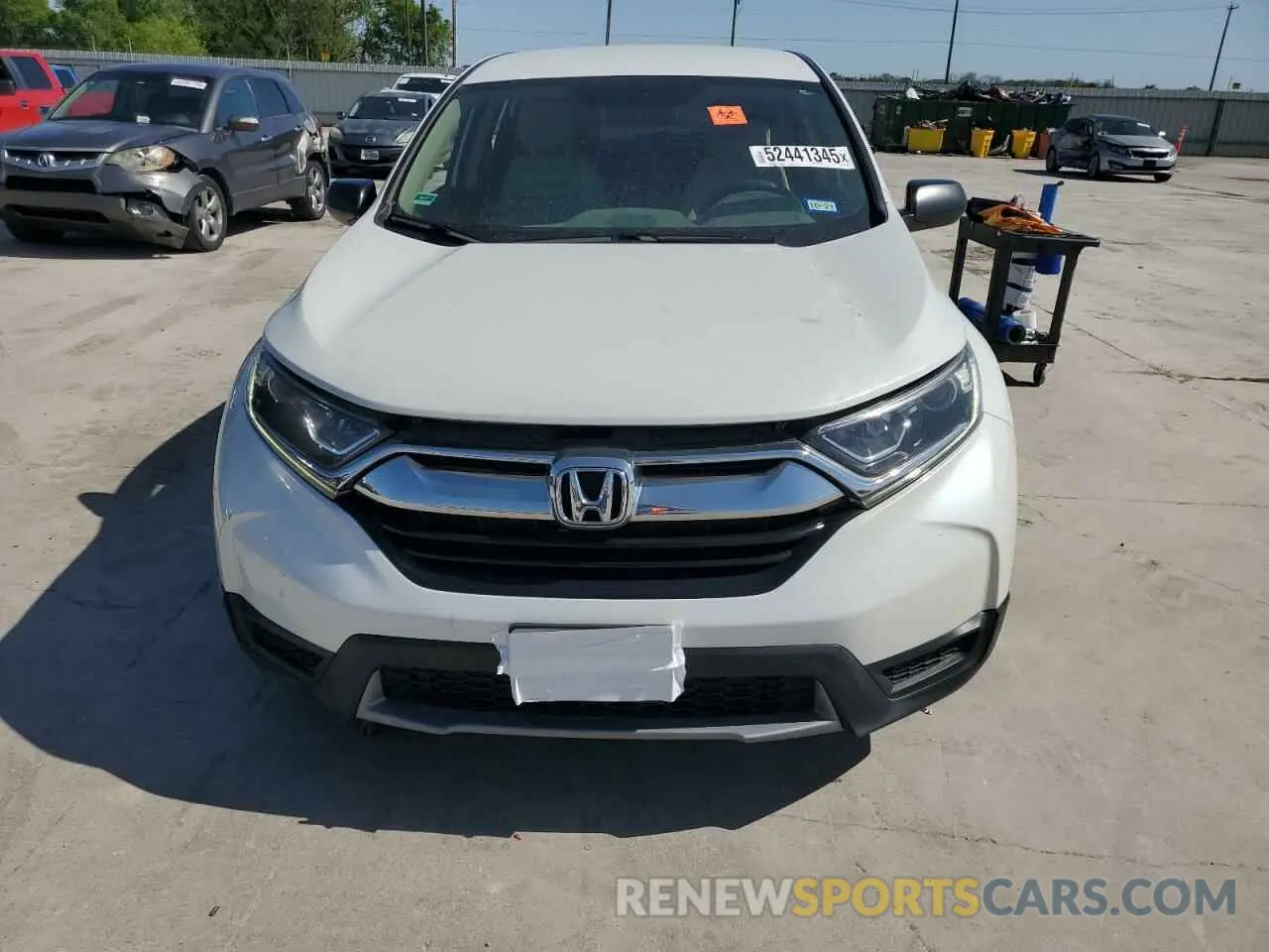 5 Photograph of a damaged car 2HKRW6H36KH202046 HONDA CRV 2019