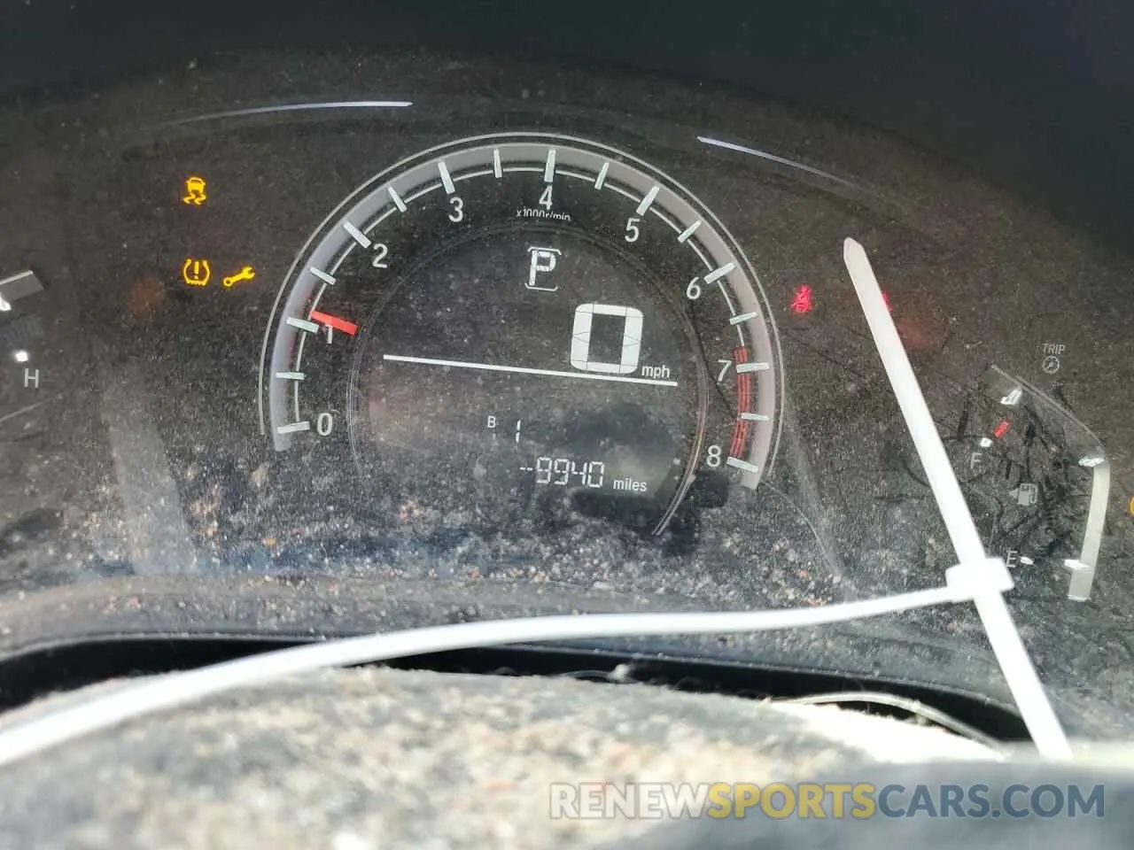 9 Photograph of a damaged car 2HKRW6H36KH202046 HONDA CRV 2019