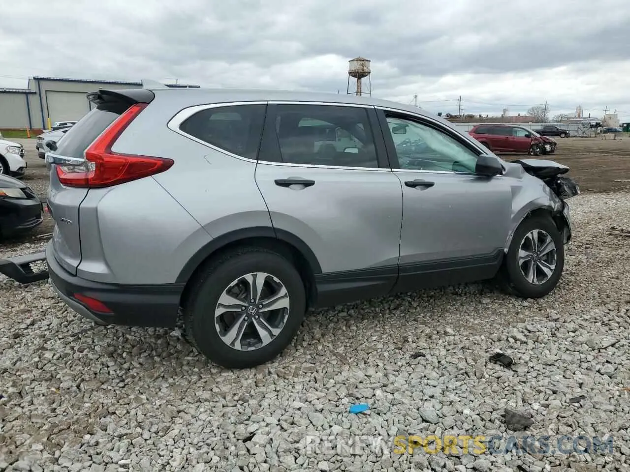 3 Photograph of a damaged car 2HKRW6H37KH201083 HONDA CRV 2019