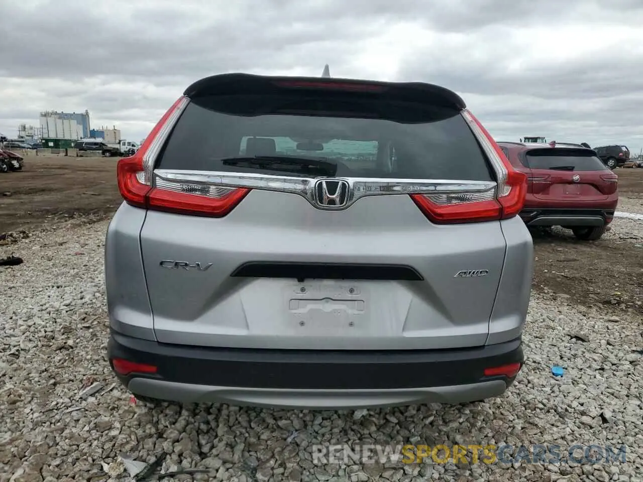 6 Photograph of a damaged car 2HKRW6H37KH201083 HONDA CRV 2019