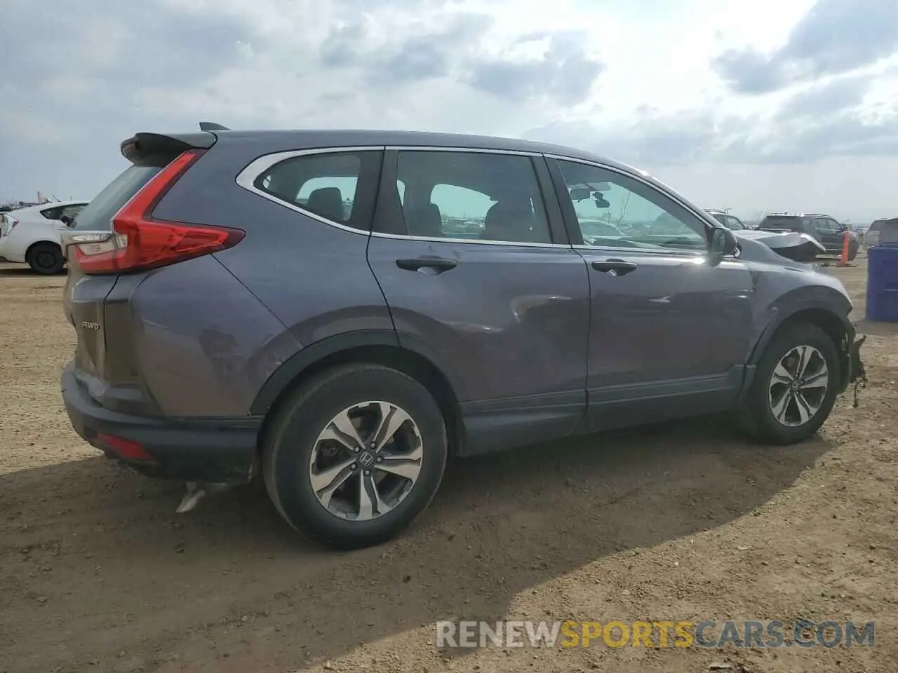 3 Photograph of a damaged car 2HKRW6H37KH219034 HONDA CRV 2019