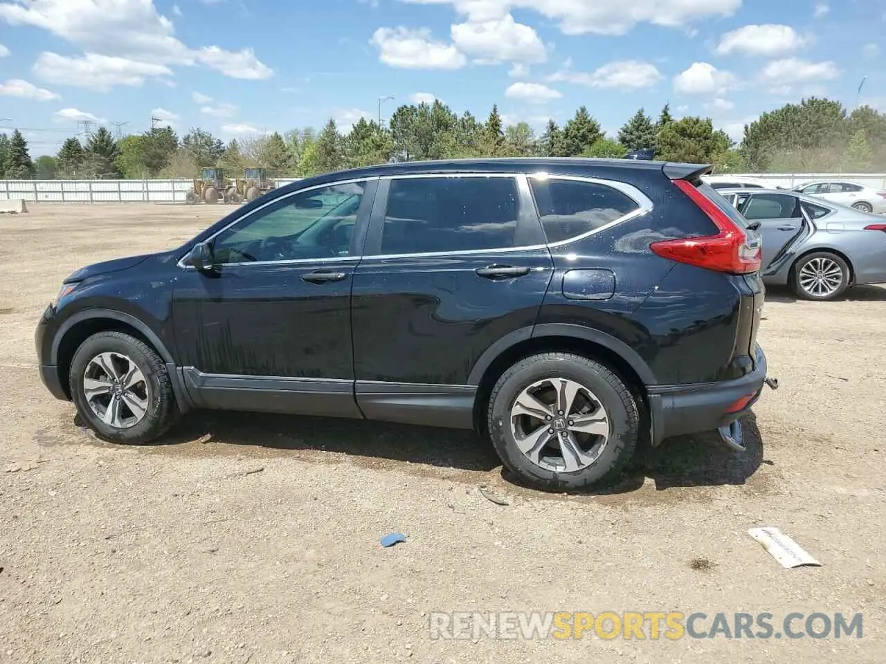 2 Photograph of a damaged car 2HKRW6H38KH200380 HONDA CRV 2019