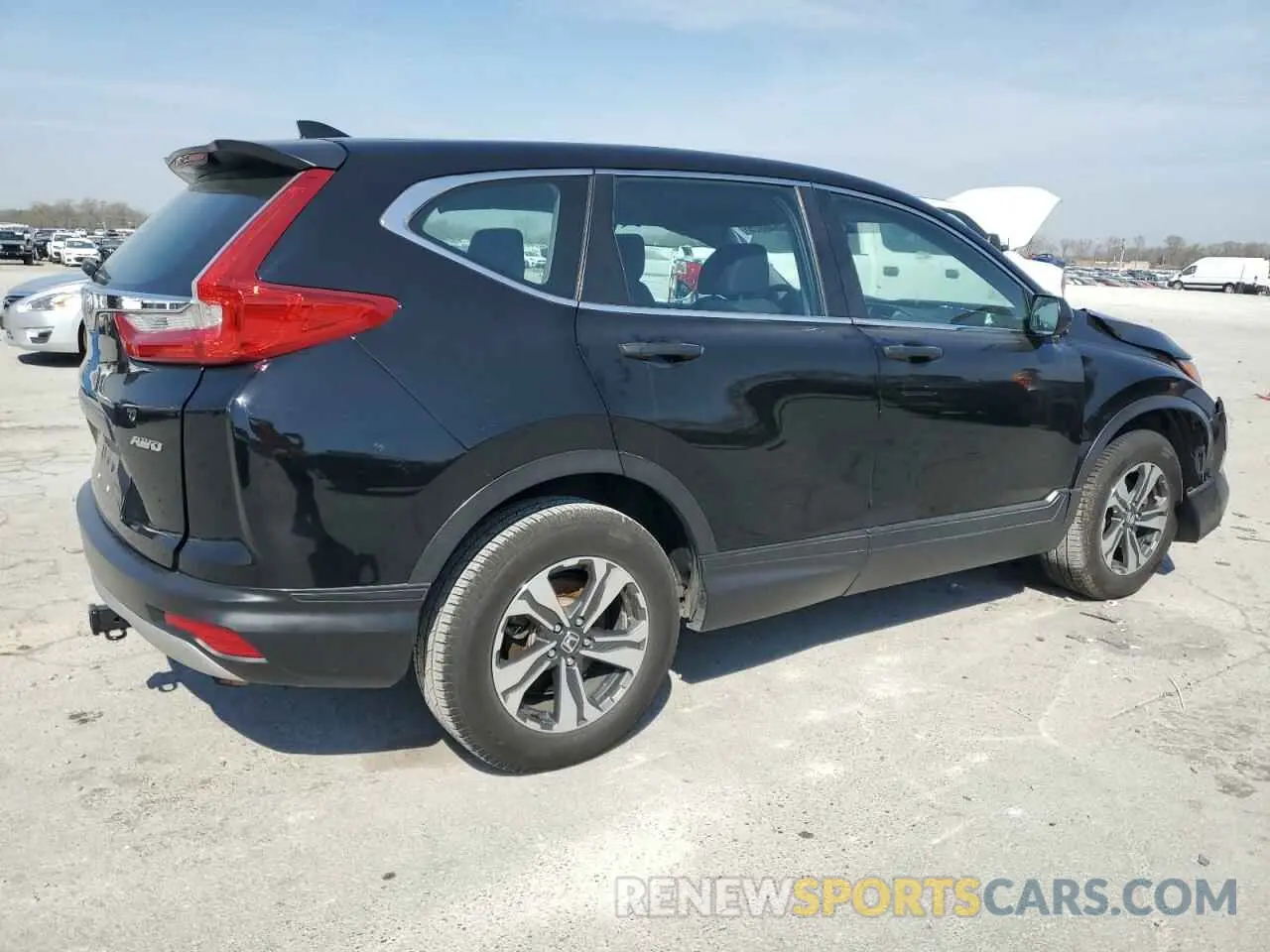 3 Photograph of a damaged car 2HKRW6H38KH208236 HONDA CRV 2019