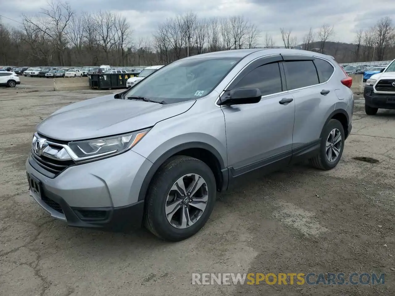 1 Photograph of a damaged car 2HKRW6H38KH211752 HONDA CRV 2019