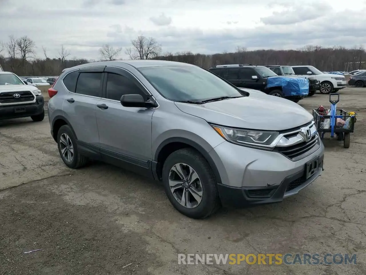 4 Photograph of a damaged car 2HKRW6H38KH211752 HONDA CRV 2019