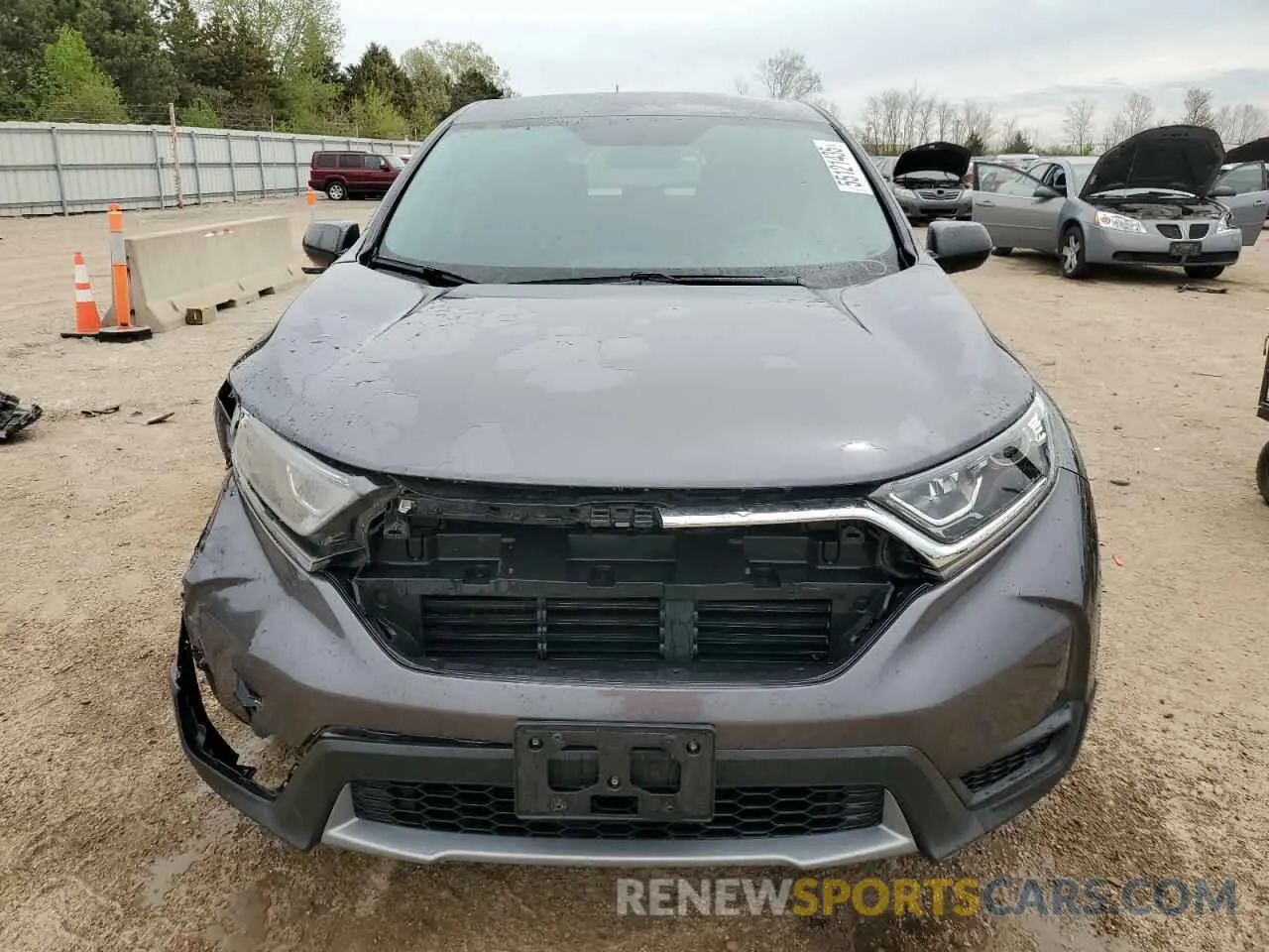 5 Photograph of a damaged car 2HKRW6H38KH216465 HONDA CRV 2019