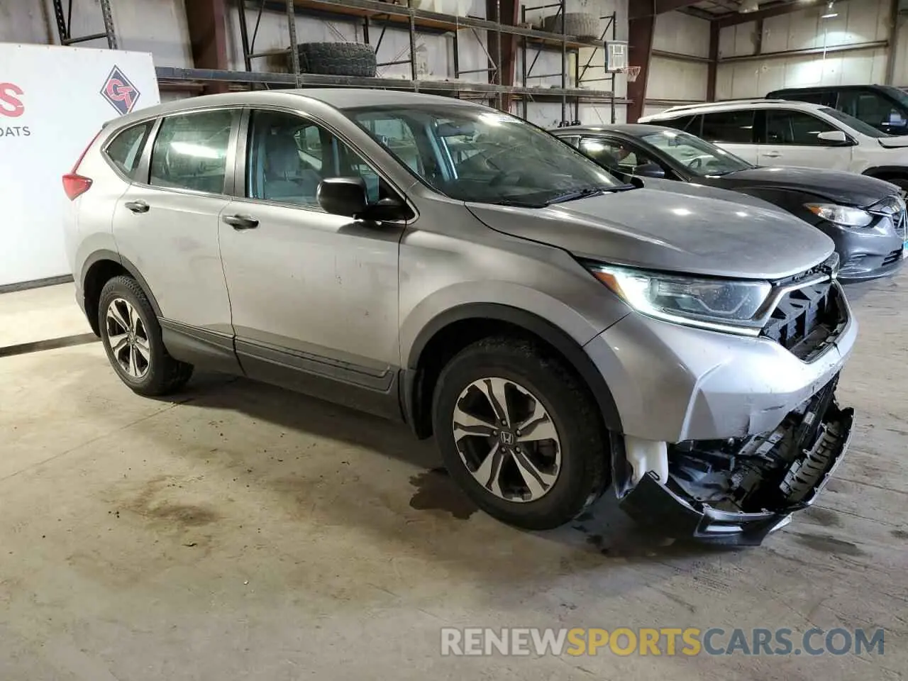 4 Photograph of a damaged car 2HKRW6H38KH220063 HONDA CRV 2019