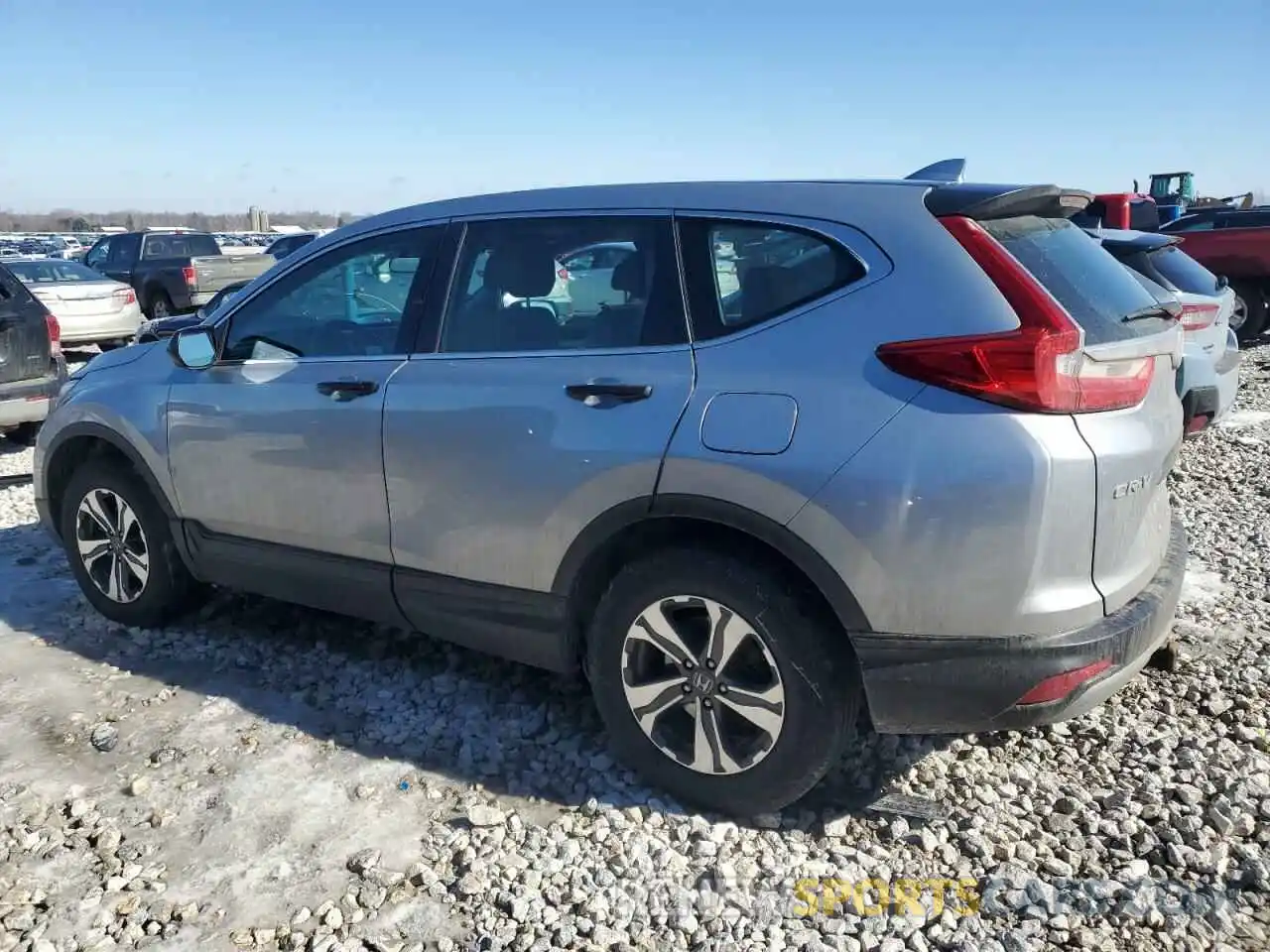 2 Photograph of a damaged car 2HKRW6H39KH201876 HONDA CRV 2019