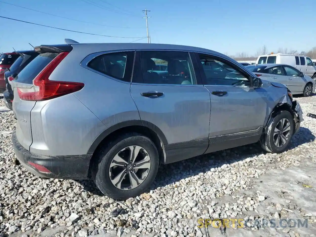 3 Photograph of a damaged car 2HKRW6H39KH201876 HONDA CRV 2019