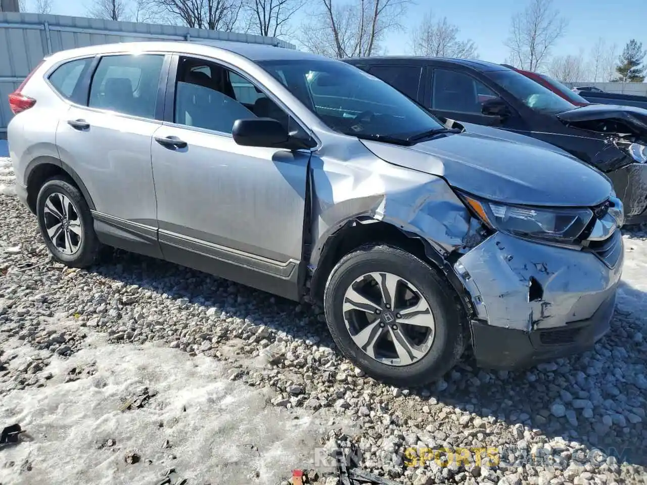 4 Photograph of a damaged car 2HKRW6H39KH201876 HONDA CRV 2019