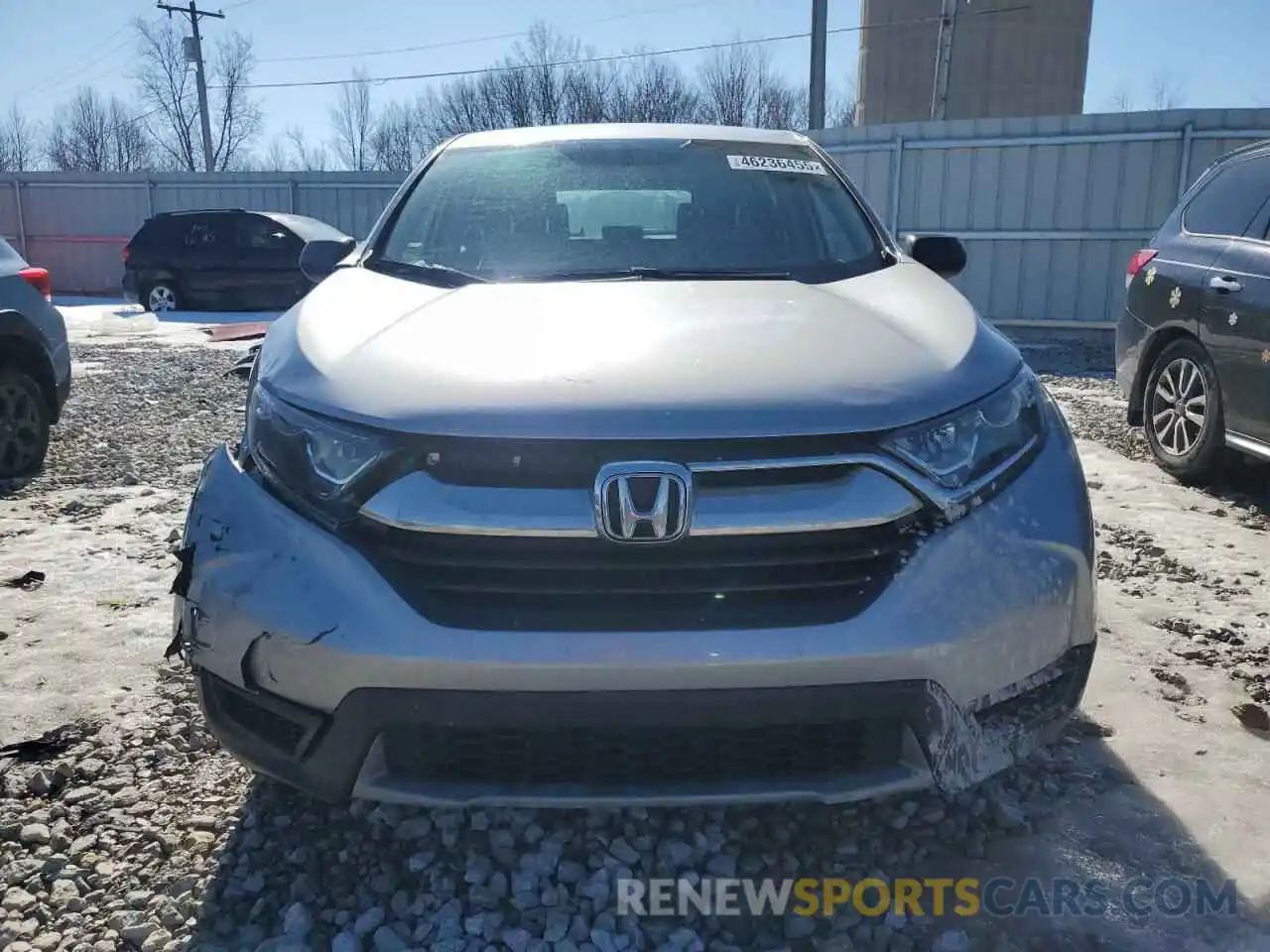 5 Photograph of a damaged car 2HKRW6H39KH201876 HONDA CRV 2019