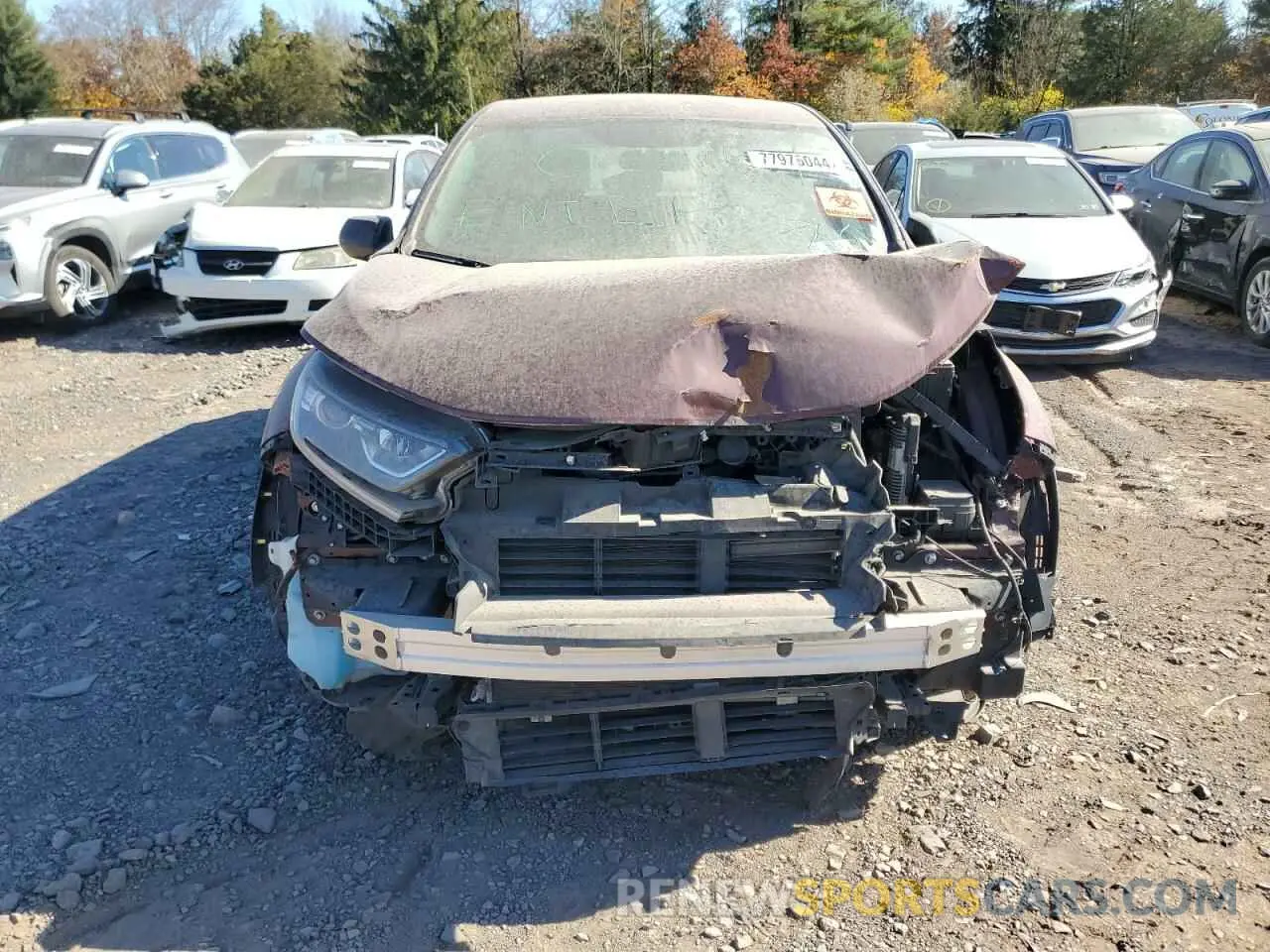 5 Photograph of a damaged car 2HKRW6H39KH206088 HONDA CRV 2019
