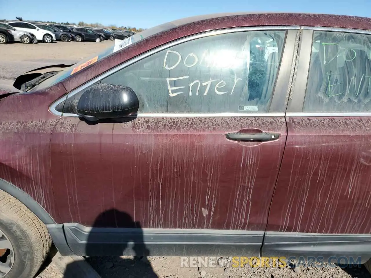 7 Photograph of a damaged car 2HKRW6H39KH206088 HONDA CRV 2019