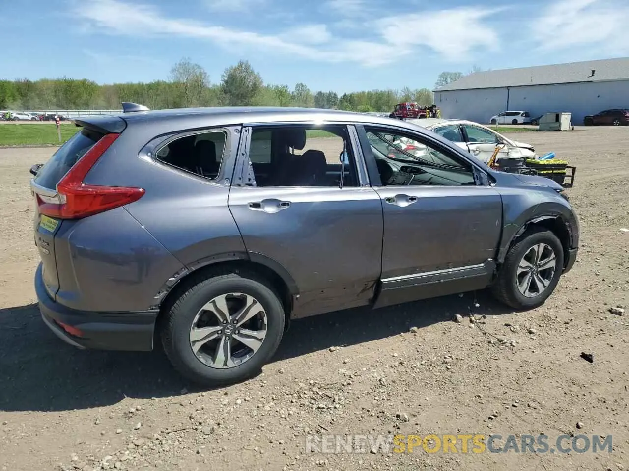 3 Photograph of a damaged car 2HKRW6H39KH217236 HONDA CRV 2019