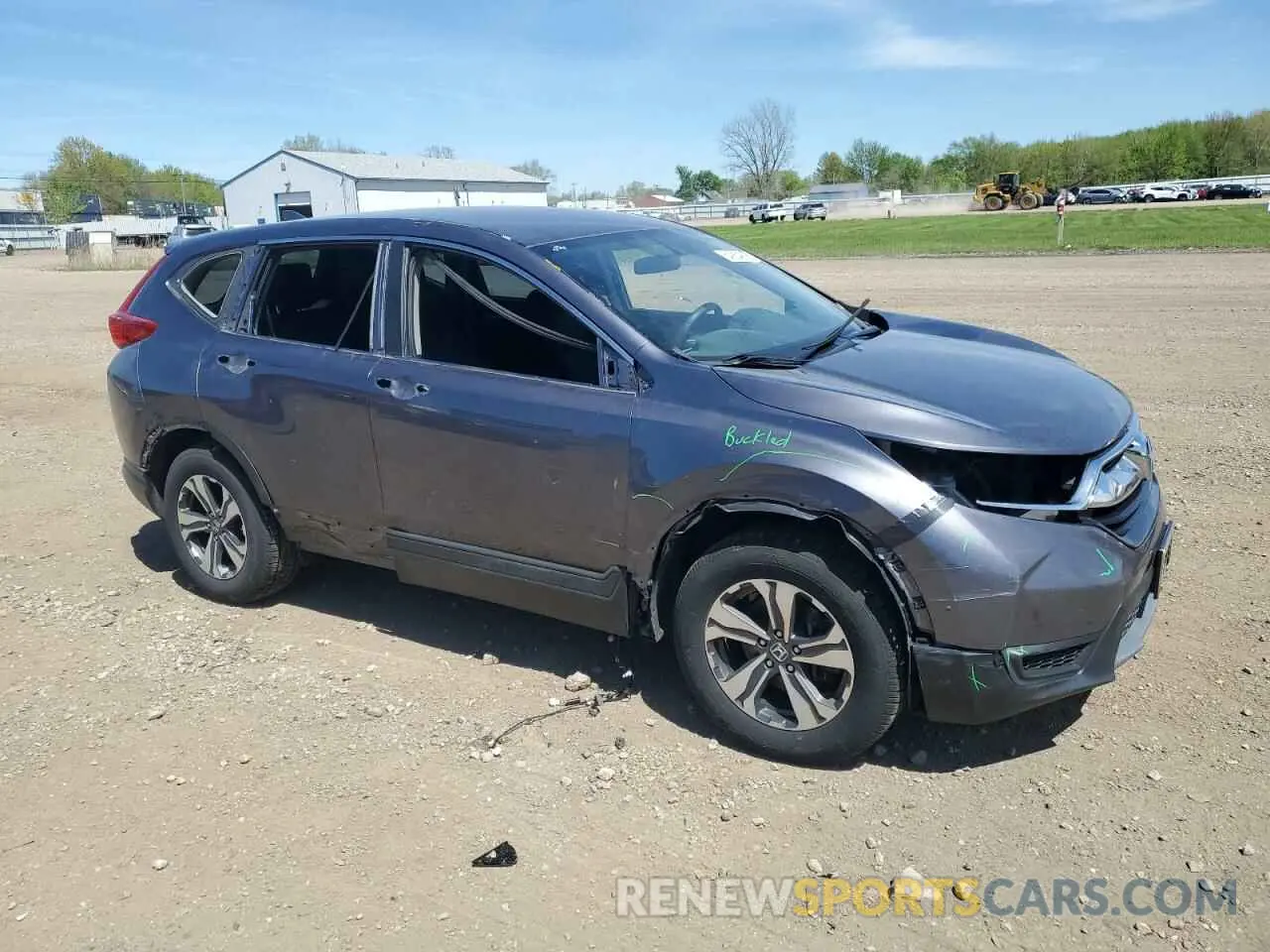 4 Photograph of a damaged car 2HKRW6H39KH217236 HONDA CRV 2019