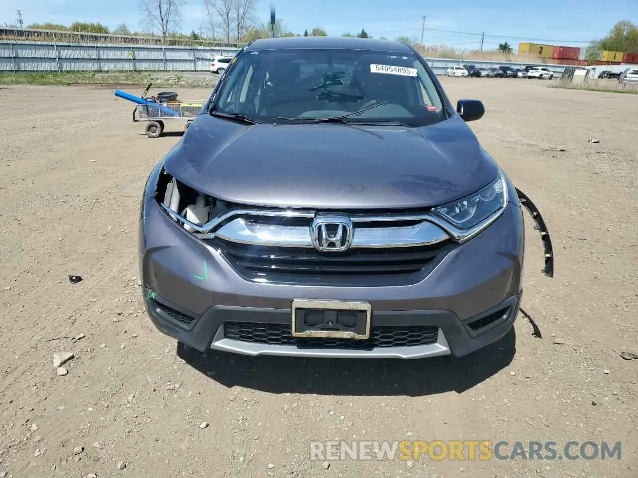 5 Photograph of a damaged car 2HKRW6H39KH217236 HONDA CRV 2019