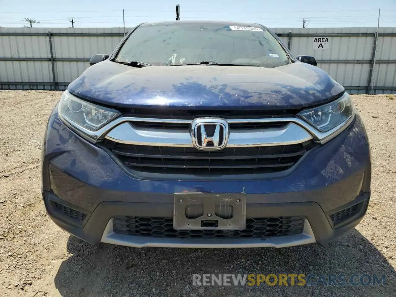 5 Photograph of a damaged car 2HKRW6H39KH223487 HONDA CRV 2019