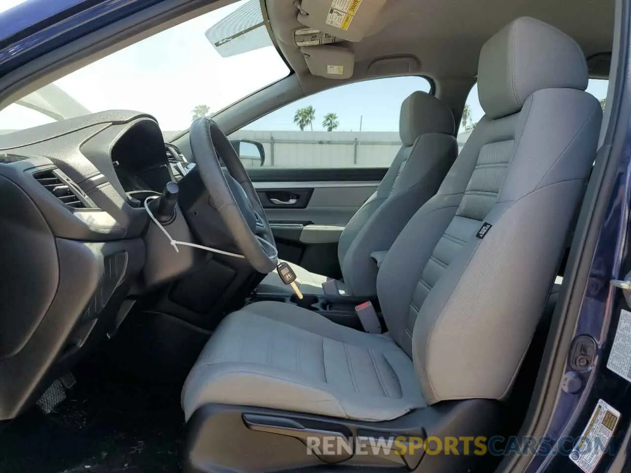 7 Photograph of a damaged car 2HKRW6H39KH223487 HONDA CRV 2019
