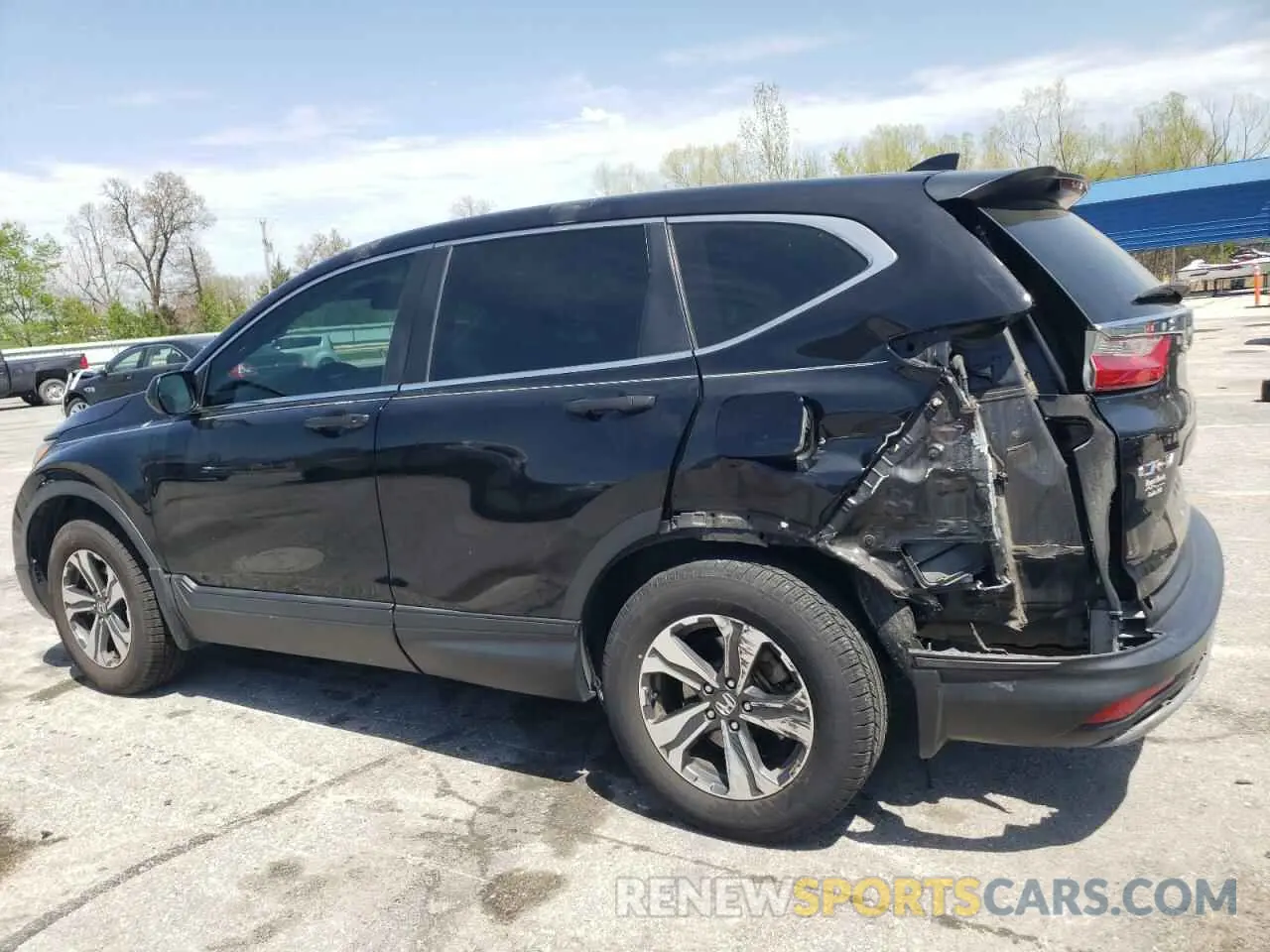 2 Photograph of a damaged car 2HKRW6H3XKH208285 HONDA CRV 2019