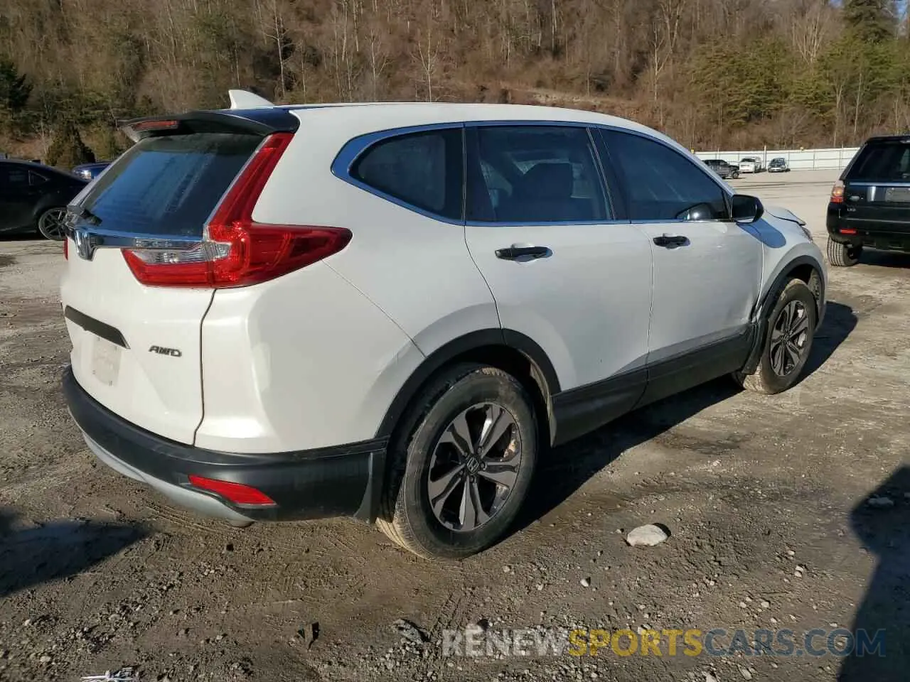 3 Photograph of a damaged car 2HKRW6H3XKH209727 HONDA CRV 2019