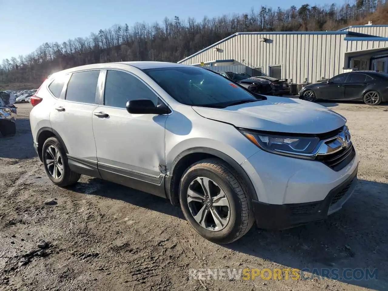4 Photograph of a damaged car 2HKRW6H3XKH209727 HONDA CRV 2019