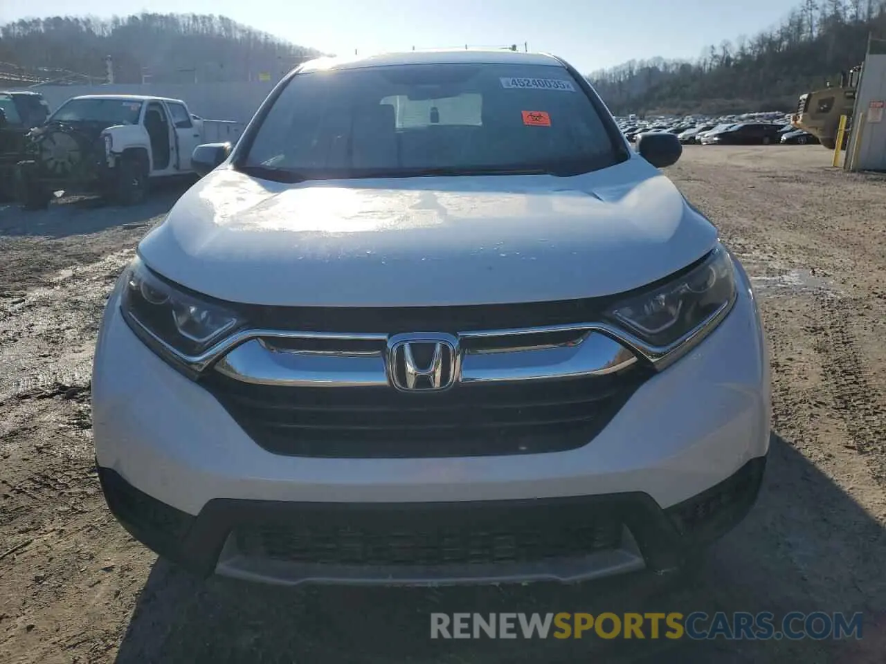 5 Photograph of a damaged car 2HKRW6H3XKH209727 HONDA CRV 2019