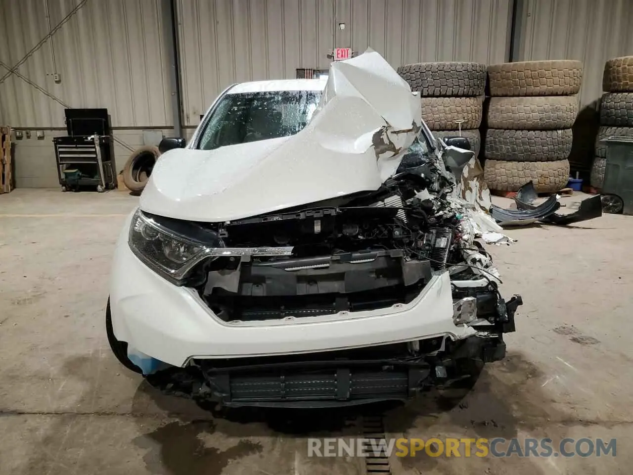 5 Photograph of a damaged car 2HKRW6H3XKH234448 HONDA CRV 2019