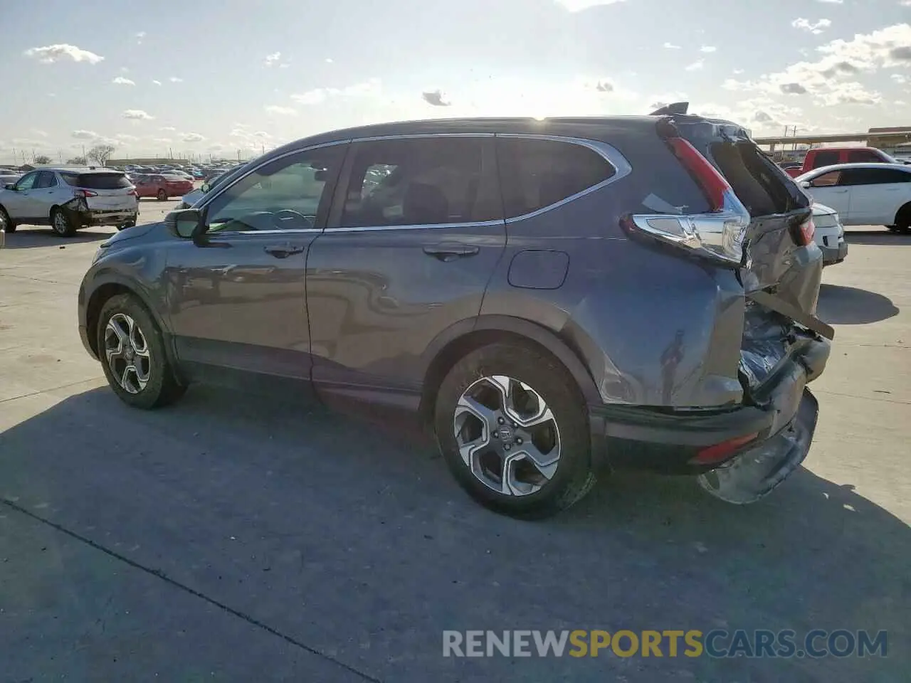 2 Photograph of a damaged car 5J6RW1H50KA007033 HONDA CRV 2019